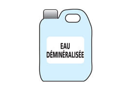 EAU DÉMINÉRALISÉE